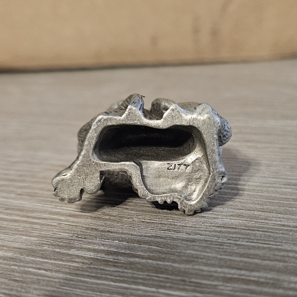 Vintage Pewter Monkey Figurine - Picture 3 of 9